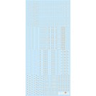 HI Q PARTS 1/100 RB03 Caution Decals White & Orange (1pk), HIQ89562, by HI Q PARTS