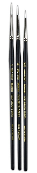 Gaianotes BFPS 1 Extra fine face brush set , GAI11046, by Gaianotes