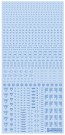 HI Q PARTS 1/100 RB02 Caution Decal One Color Blue 1pc  , HIQ74896, by HI Q PARTS
