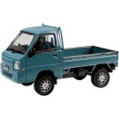 Aoshima 1/32 Raku-Pla Snap Kit No.05CU-BG Subaru Sambar Truck Custom Wheels (Blue Gray), AOS03873, by AOSHIMA
