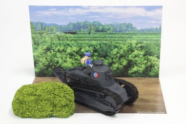 Platz 1/35 Girls und Panzer das Finale FT-17 BC Freedom High School Special Edition Plastic Model w/Bocage Scenery Materials  , PLZ67316, by PLATZ