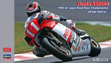 Hasegawa 1/12 Hasegawa Limited Series HONDA NSR5001989 ALL JAPAN ROAD RACE CHAMPIONSHIP GP500 PENTAX  , HAS17218, by HASEGAWA