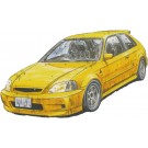 Fujimi 1/24 Initial D Series No.014 Civic Type R Daiki Ninomiya, FUJ84005, by FUJIMI