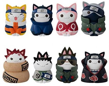 MegaHouse NYARUTO! NARUTO: KONOHA HAPPY CATS ARC: 1BOX (8PCS)  , MEG28089, by MEGAHOUSE