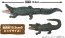 TAKARA TOMY Ania AL-28 Saltwater Crocodile (Floating Ver.), TAK19384, by TAKARA TOMY