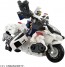 TAKARA TOMY Tomica Jobraiver TJBDX Rising Police Braver Decal Ride Armor White Bike DX Set, TAK95081, by TAKARA TOMY