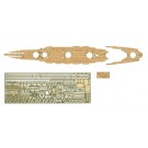 Aoshima 1/700 Waterline IJN FUSO 1944 DECK SHEET & PHOTO ETCHED PARTS , AOS01042, by AOSHIMA
