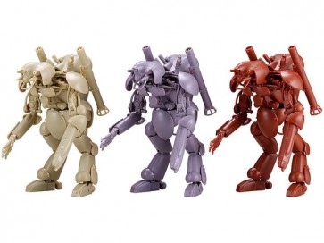 KAIYODO 1/35 ARTPLA Humanoid Unmanned Interceptor Grosser Hund (3 Machine Set), KYD90291, by KAIYODO