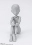 Bandai S.H.Figuarts Body-chan Ken Sugimori Edition DX SET (Gray Color Ver.), BAC21030, by BANDAI