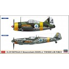 Hasegawa 1/72 B-239 Buffalo & Messerschmitt Bf109G-6 "Finnish Air Force"  , HAS22799, by HASEGAWA