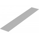 Wave Plastic Material (Gray) Shredded Board 1.0 x 3.0 mm 10pcs, WAV24838, by WAVE