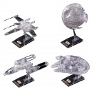 Bandai 1/144& 1/350 & 1/2700000 STAR WARS the return of Jedi Clear Vehicle set , BAN582126, by BANDAI