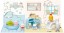 TAKARA TOMY Sumikko Gurashi Sticking Sumikko Miniko & Fun Furniture Set, TAK83334, by TAKARA TOMY