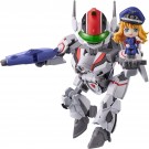 Bandai TINY SESSION VF-25F Messiah Valkyrie (Alto machine) with Sheryl, BAC38977, by BANDAI