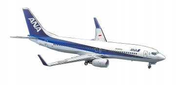 Hasegawa  1/200 ANA B737-800 "Triton Blue" , HAS37, by HASEGAWA
