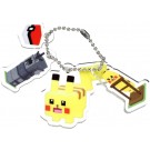 TAKARATOMY Pokemon Quest Poxel Acrylic Mascot Pikachu  , TAK21282, by TAKARA TOMY
