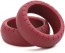Tamiya Mini 4WD Grade Up Part LOW FRICTION LARGE DIA. ARCHED TIRES (MAROON, 2PCS.)  , TAM54827, by TAMIYA