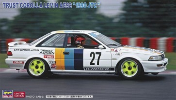 Hasegawa 1/24 Trust Corolla Levin AE92 "1990 JTC", HAS05642, by HASEGAWA