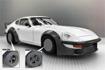 Aoshima 1/24 The Model Car No.128 Nissan S30 Fair Lady Z Aero Custom Ver.2 '75  , AOS61015, by AOSHIMA