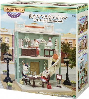 Epoch Sylvanian Families TS-02 Wonderful Restaurant in Town  , EPC91202, by Epoch