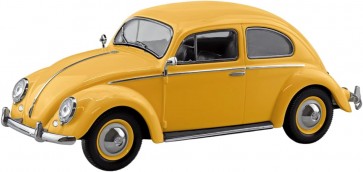 Aoshima 1/32 Raku-Pla Snap Kit No.20-PY Volkswagen Beetle (Postal Yellow), AOS03453, by AOSHIMA