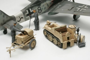 TAMIYA 1/48 German aircraft power supply vehicles w / Kettenkura, TAM32533, by TAMIYA