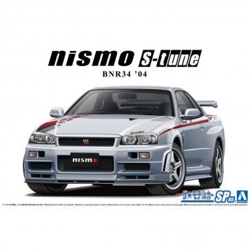 Aoshima 1/24 The Model Car No.SP05 Nissan BNR34 Skyline GT-R NISMO S-TUNE '04, AOS66072, by AOSHIMA