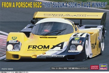 Hasegawa 1/24 From A Porsche 962C "1987 Suzuka 500km Race Winner", HAS05727, by HASEGAWA