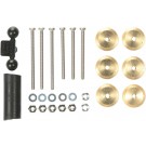 Tamiya Mini 4WD Adjustable Mass Damper (2.5g X 6pcs) (Mini 4WD Limited), TAM75607, by TAMIYA