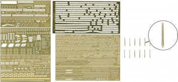 Fujimi 1/350 Sea Way Model IJN AIRCRAFT CARRIER SHOKAKU PHOTO-ETCHED PARTS SET  , FUJ00703, by FUJIMI