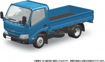 Aoshima 1/32 Raku-Pla Hino Dutro(Blue), AOS67239, by AOSHIMA