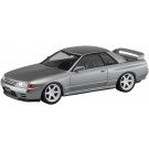 Aoshima 1/32 Raku-Pla Snap Kit No.14CU-SS Nissan R32 Skyline GT-R Custom Wheel (Spark Silver), AOS02906, by AOSHIMA