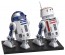 BANDAI  Star Wars Plastic Model Kit 1/12 STARWARS R2-D2 & R5-D4, BAN59638, by BANDAI