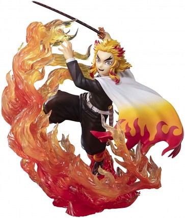 Bandai Figuarts ZERO Kyojuro Rengoku Flame Breathing Demon Slayer , BAN11147, by BANDAI