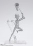 Bandai S.H.Figuarts Body-kun Ken Sugimori Edition DX SET (Gray Color Ver.), BAC21023, by BANDAI