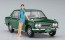 Hasegawa 1/24 Datsun Bluebird 1600 SSSw/60's Girls Figure  , HAS22770, by HASEGAWA