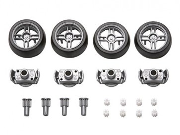 TAMIYA GP387 large diameter OW wheel WT (offset T tires), TAM15387, by TAMIYA