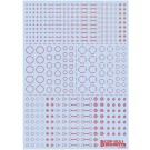 HI Q PARTS Accent Decal A Foil Red (1 piece) , HIQ73196, by HI Q PARTS