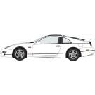 Hasegawa 1/24 Nissan Fairlady Z (Z32) Version R Twin Turbo 2by2 (1998) White Pearl, HAS08179, by HASEGAWA