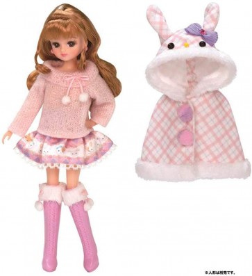 TAKARA TOMY Rica-chan LW-16 Fluffy Bunny  , TAK41389, by TAKARA TOMY
