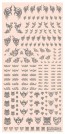 HI Q PARTS 1/12 TATTOO DECAL 01 HEART CLEAR BLACK (1PCS)  , HIQ74513, by HI Q PARTS