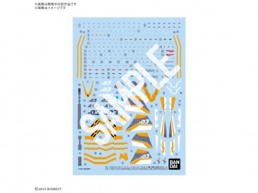 Bandai 1/100 HG Macross Delta VF-31E Siegfried (Chuck Mustang Use) Water Decals, BAN25479, by BANDAI