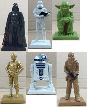 Bandai STAR WARS BATH CUBE 1BOX 15pcs , BAN85376, by BANDAI