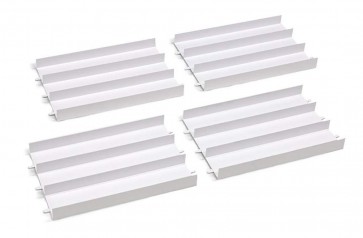 Tamiya Mini 4WD JAPAN CUP JUNIOR CIRCUIT STRAIGHT SECTION SET (WHITE, 4PCS.)  , TAM95744, by TAMIYA
