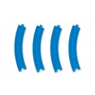 TAKARATOMY Plarail double-track outer curved rail (4 pieces) R-09 , TAK12617, by TAKARATOMY