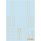 HI Q PARTS 1/144 RB03 Dashboard Decals One Color Orange (1 sheet), HIQ89661, by HI Q PARTS