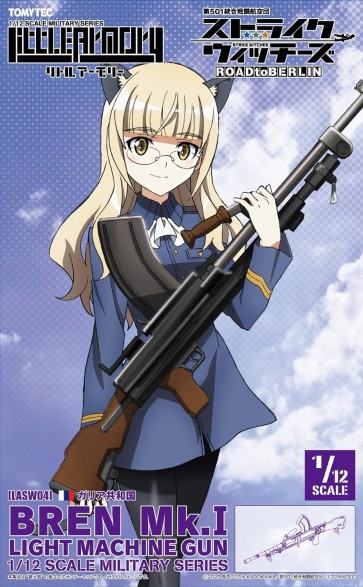 TOMYTEC 1/12 Little Armory [LASW04] Strike Witches ROAD to BERLIN Bren Light Machine Gun Mk.1, TMT28872, by TOMYTEC