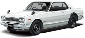 Aoshima 1/24 The Model car 26 Nissan KPGC10 Skyline HT2000GT-R '71  , AOS06106, by AOSHIMA
