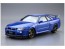1/24 Nissan BNR34 Skyline GT-R V-Spec II 2002, AOS11027, by AOSHIMA