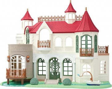 Epoch Sylvanian Families Sparkling Waterside Red Roof House, EPC59427, by Epoch